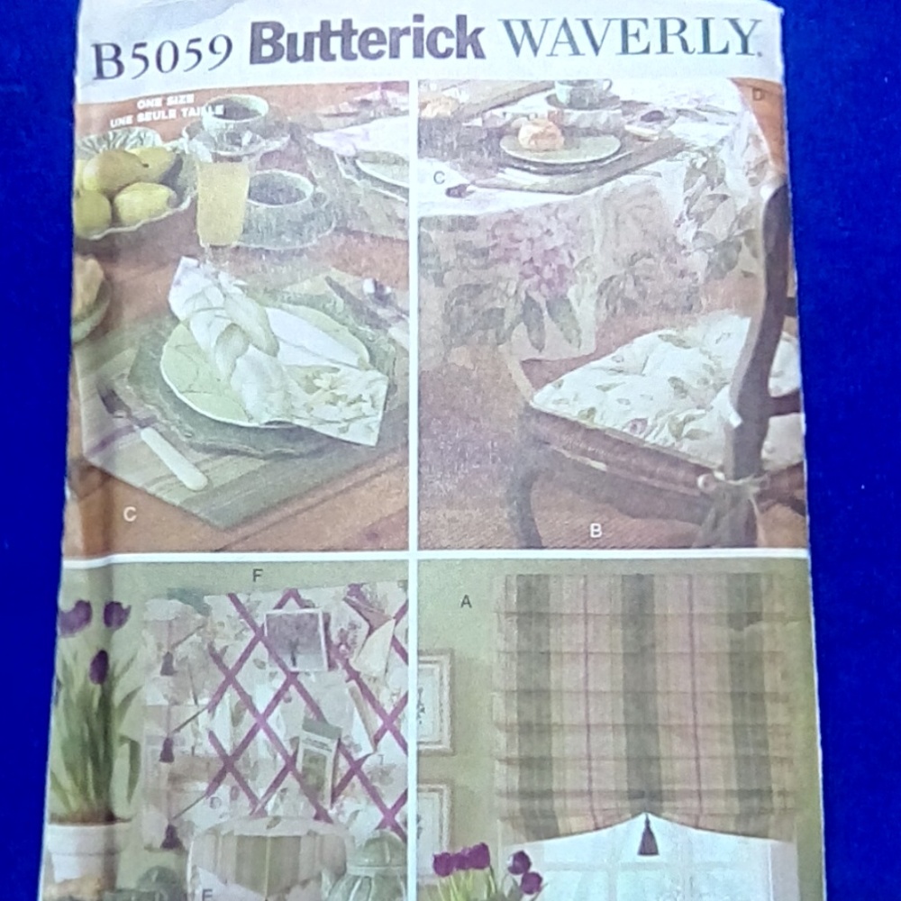 Butterick Kitchen Items Shades cushion